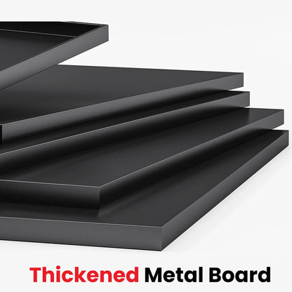 Industrial Garage Shelving, Heavy Duty Storage Shelves, Adjustable Metal Shelving for Basement Warehouse