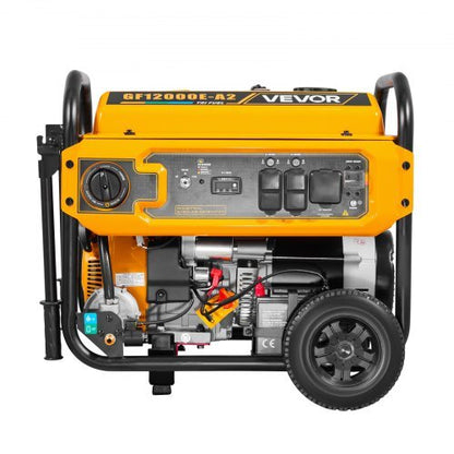 VEVOR GF12000E-A2 Tri-Fuel Portable Generator, 13,500W Peak Output