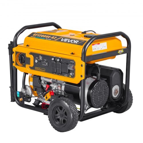 VEVOR GF12000E-A2 Tri-Fuel Portable Generator, 13,500W Peak Output