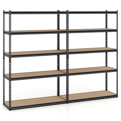 5-Tier Garage Shelving Unit – 2,200-Lb Total Capacity