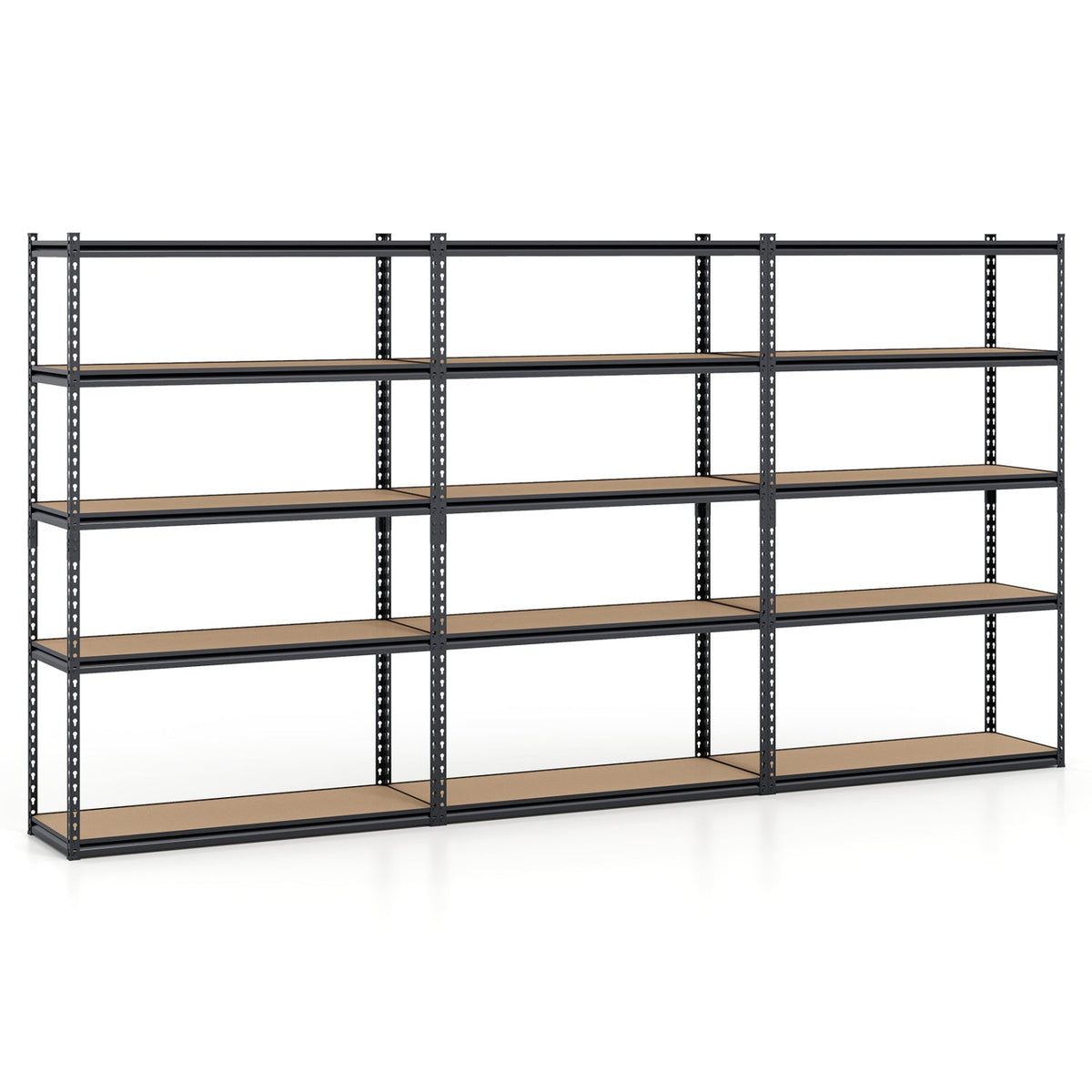 5-Tier Garage Shelving Unit – 2,200-Lb Total Capacity