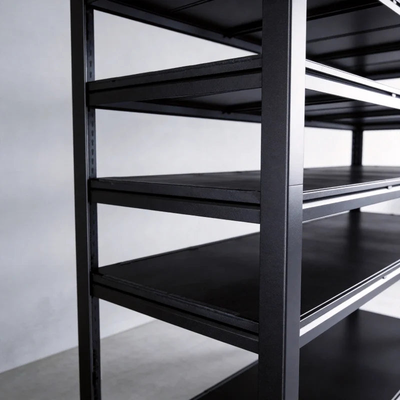 Industrial Garage Shelving, Heavy Duty Storage Shelves, Adjustable Metal Shelving for Basement Warehouse