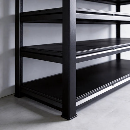 Industrial Garage Shelving, Heavy Duty Storage Shelves, Adjustable Metal Shelving for Basement Warehouse