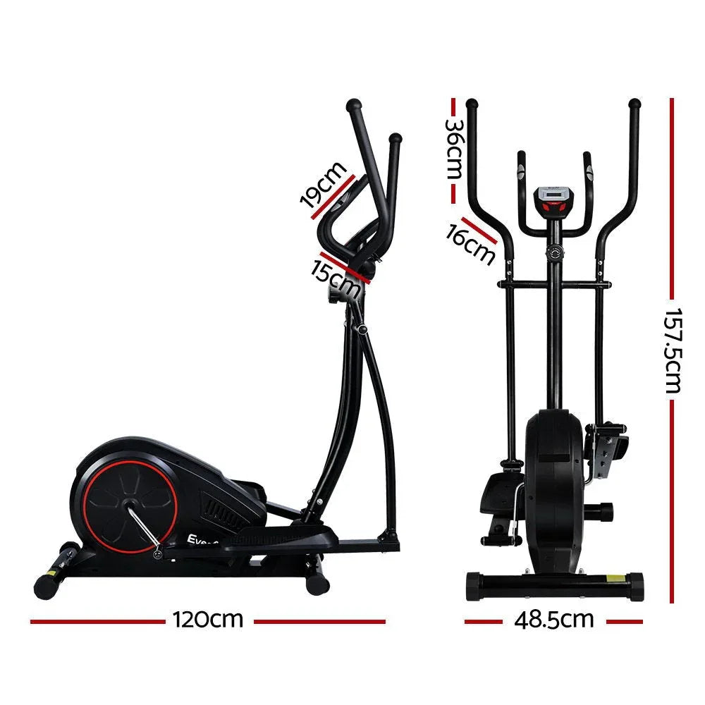 Everfit Elliptical Cross Trainer Exercise Bike with 8-Level Resistance