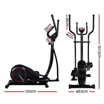 Everfit Elliptical Cross Trainer Exercise Bike with 8-Level Resistance