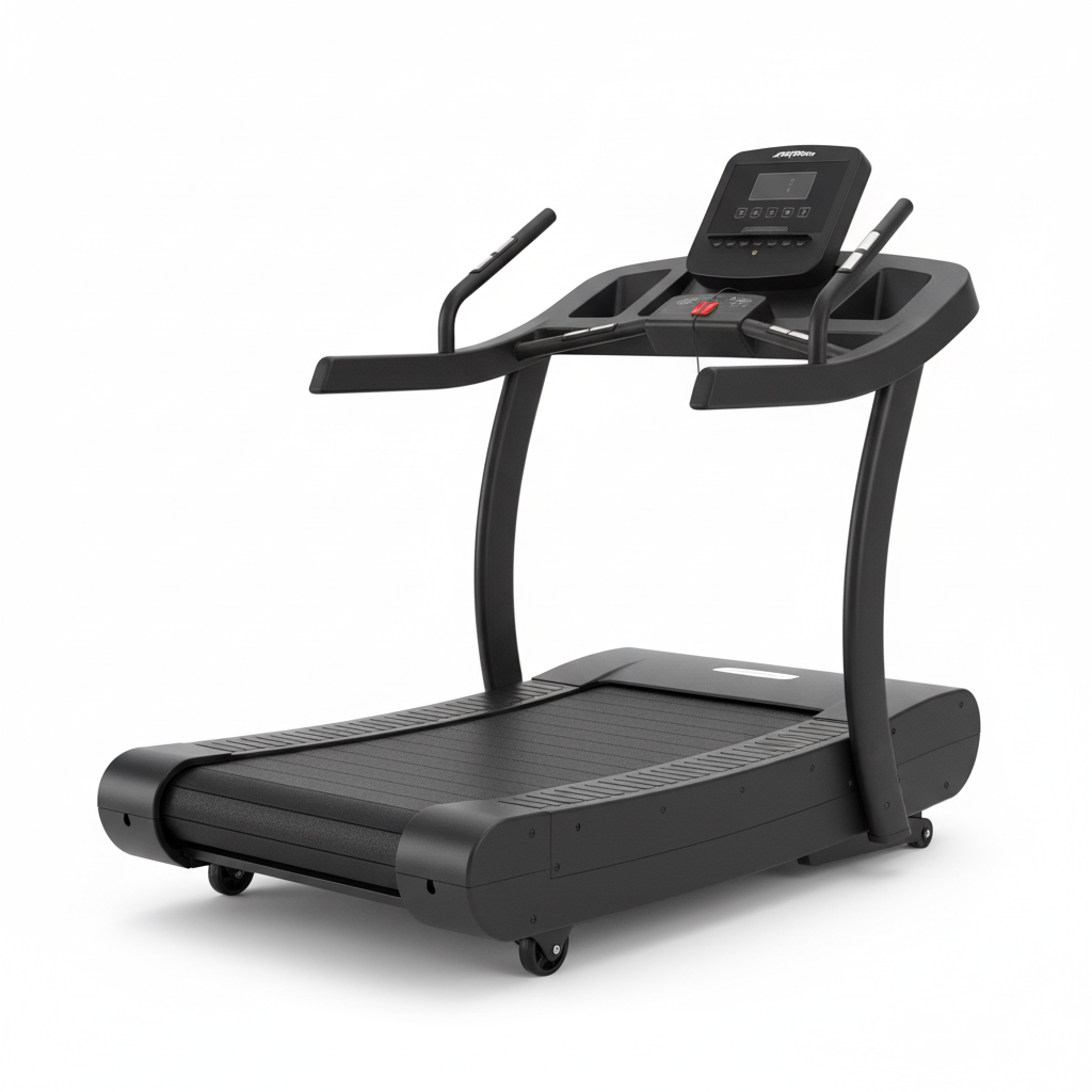 Manual Treadmill Built for Natural Running, Non Electric, 440 lb Capacity, LED Display, 4 Resistance Levels