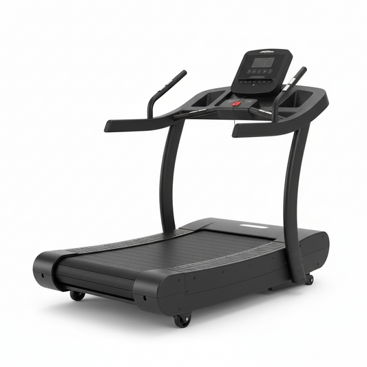 Manual Treadmill Built for Natural Running, Non Electric, 440 lb Capacity, LED Display, 4 Resistance Levels