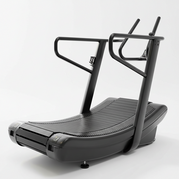 Manual Treadmill Built for Natural Running, Non Electric, 440 lb Capacity, LED Display, 4 Resistance Levels