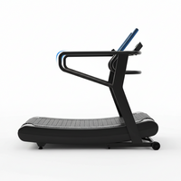 Manual Treadmill Built for Natural Running, Non Electric, 440 lb Capacity, LED Display, 4 Resistance Levels — product view 3